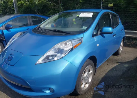 2012 Nissan Leaf Sv/Sl из США, поврежденный, VIN JN1AZ0CP8CT017394